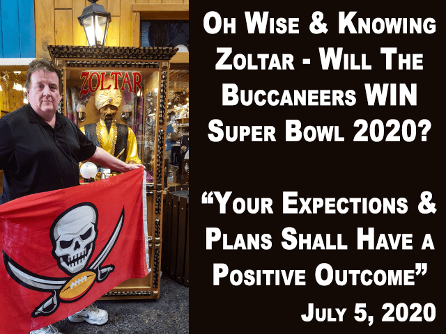 BuccaneersFan.com South Dakota has classic roadside attractions. At Wall Drug Store we meet Zoltar who predicts season VICTORY!